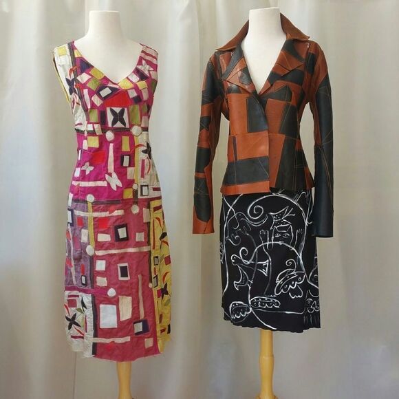 Lola Herrera Gray & White(w/slight sparkle)Dress - Picture 7 of 7